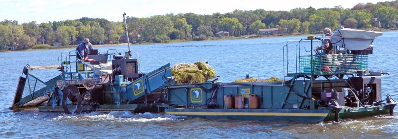 CCLRD Weed Harvesting and Removal on Camp and Center Lakes